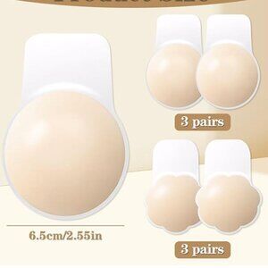 Nipple Covers With Enhanced Lift, Push Up Sticky Breast Pads